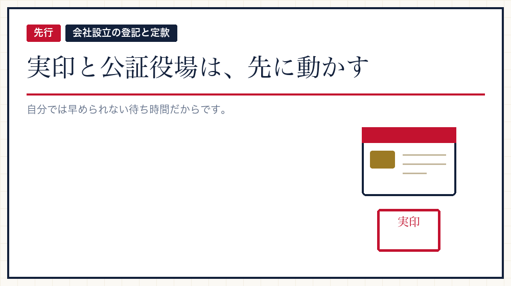 先に動かしておくべき二つ