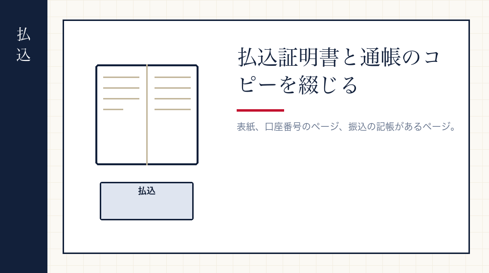 払込があったことを証する書面