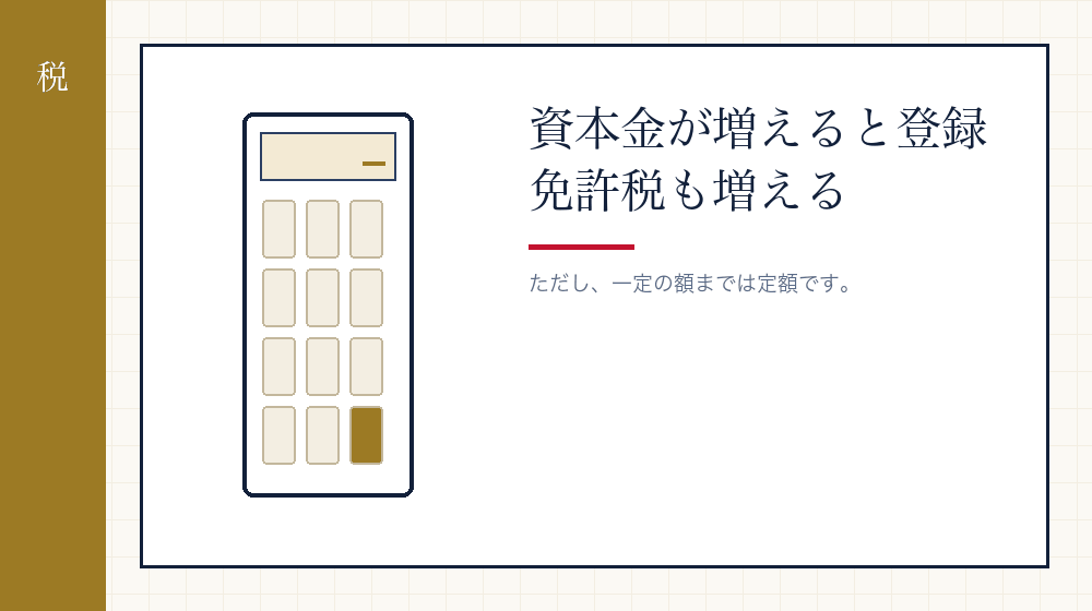 登録免許税との関係