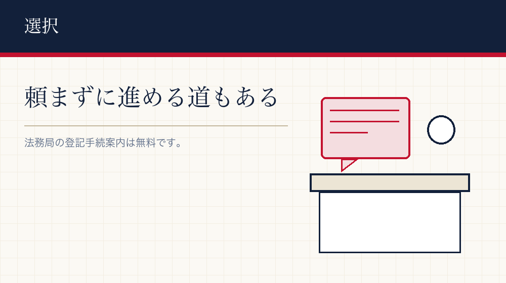 自分でやる道も残っている