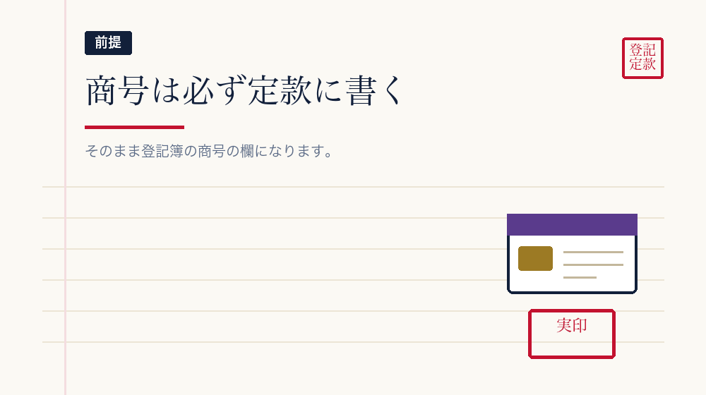 商号は定款の絶対的記載事項