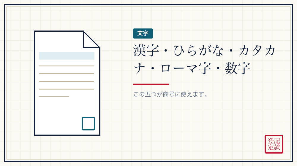 使える文字