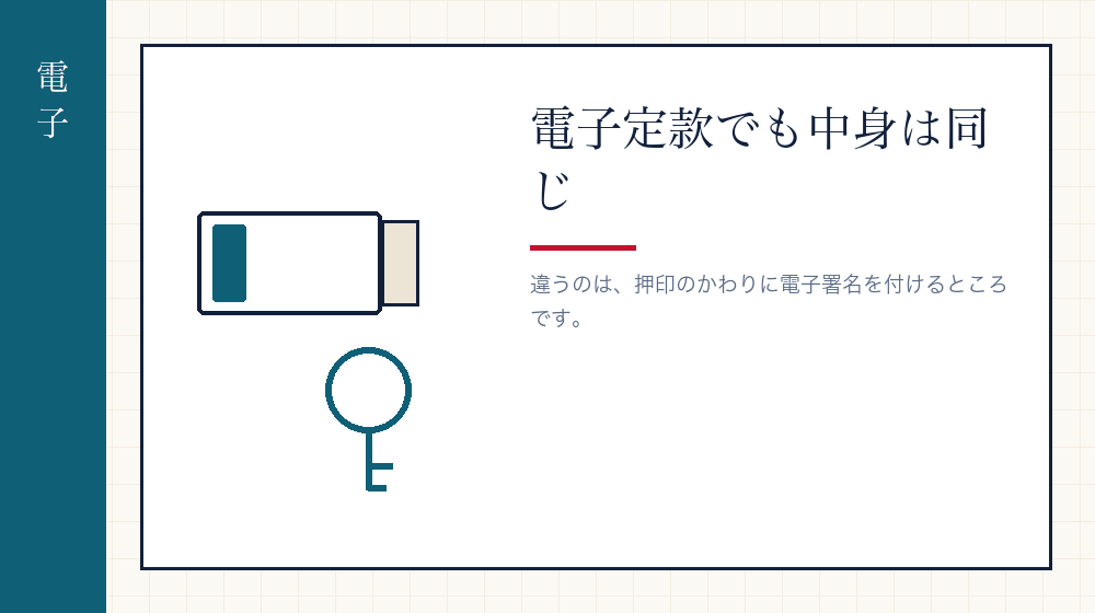 電子定款にする場合のひな形