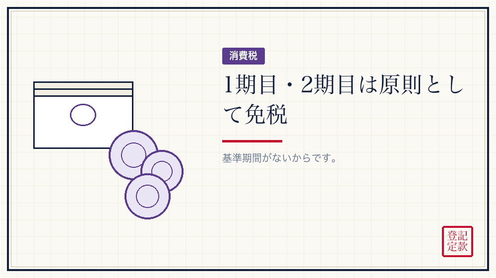 消費税の免税と決算期