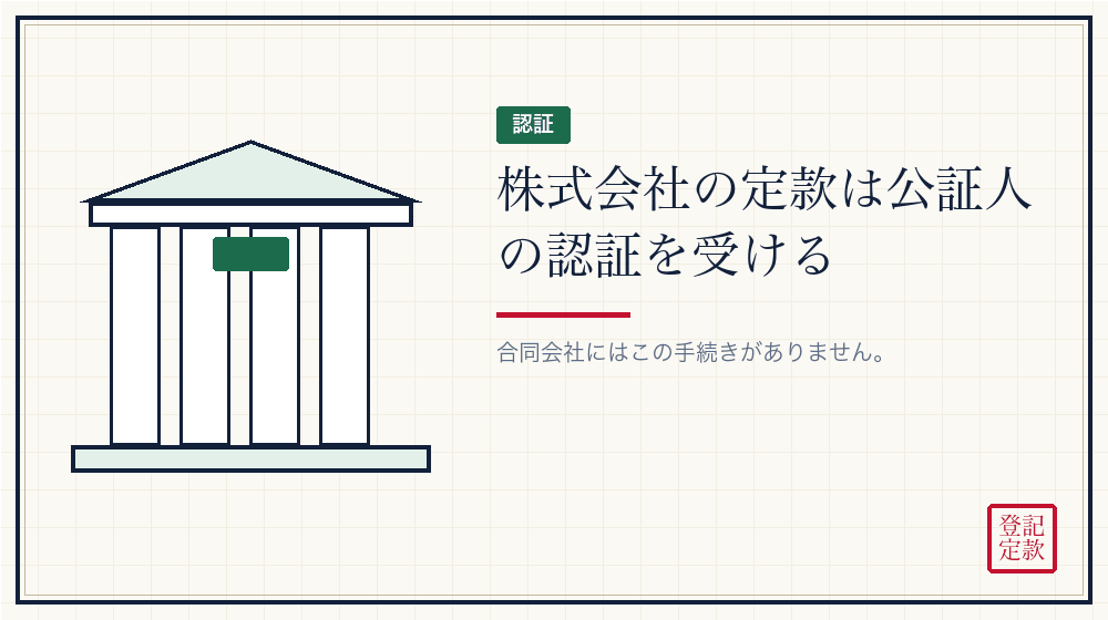 株式会社の定款は認証が要る